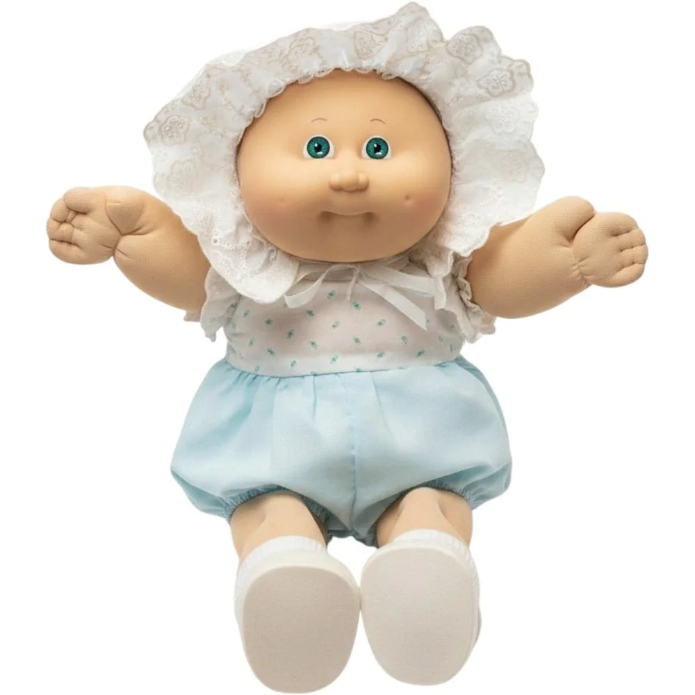 Cabbage Patch Kids Preemie Doll Unisex 14in Blue White Vintage 1984 Coleco Tag